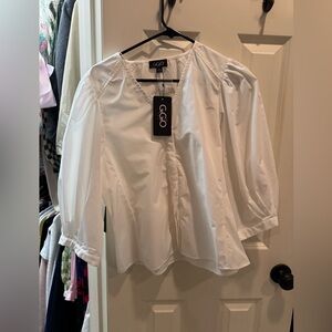 Gigio Women's Cream Blouse